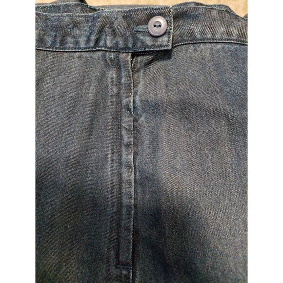 LL Bean Women's Denim Chambray Maxi Skirt A-Line Tencel Size 4 Blue - Picture 6 of 6